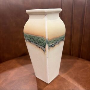 San Pacific Drip Glaze Vase, boho vintage McM California